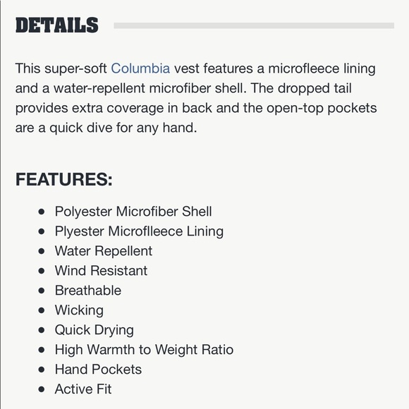 COLUMBIA Shining Light II Vest Magenta Fleece Lined Full Zip Size Small - Picture 4 of 16